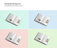 Load image into Gallery viewer, Free 4 x PSD Book Mockup Multiple Angles