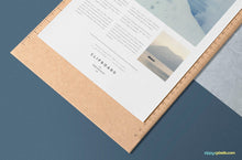Load image into Gallery viewer, Free A4 Size Paper Mockup Design