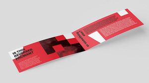 Free 5 x Horizontal DL Leaflet Mockup