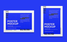 Load image into Gallery viewer, Free Art Gallery Frame or Poster Mockup (B2 or B1 or B0 Sizes)

